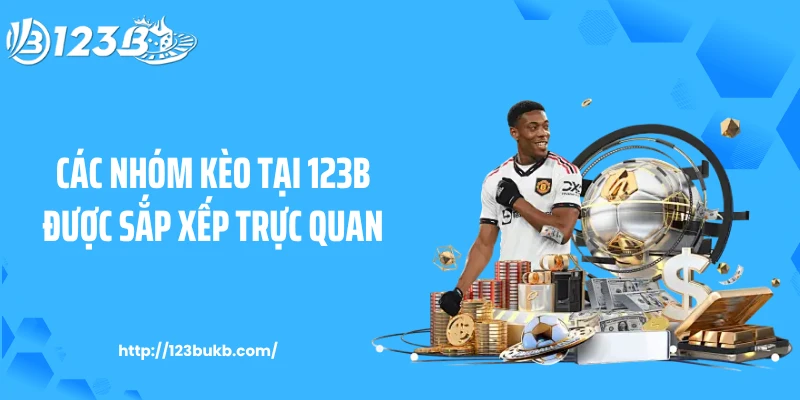 Các nhóm kèo tại 123B được sắp xếp trực quan